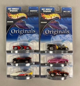 Group of 6 Mattel Hot Wheels Original Die-Cast Vehicles