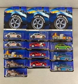 Group of 13 Mattel Hot Wheels Deal Riders Die-Cast Vehicles
