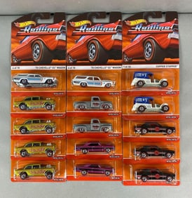 Group of 15 Mattel Hot Wheels Redline Die-Cast Vehicles