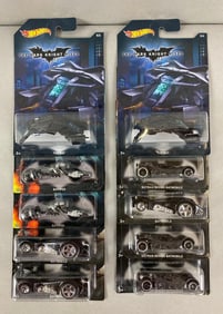 Group of 10 Mattel Hot Wheel Batman Die-Cast Vehicles