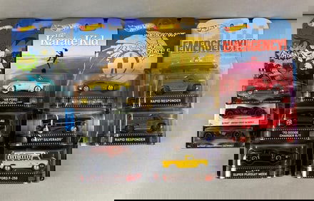 Group of 11 Assorted Mattel Hot Wheels Die-Cast Vehicles