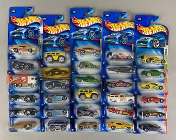 Group of 30 Mattel Hot Wheels Die-Cast Cars
