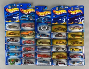Group of 30 Mattel Hot Wheels Die-Cast Cars