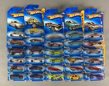Group of 30 Mattel Hot Wheels Die-Cast Cars