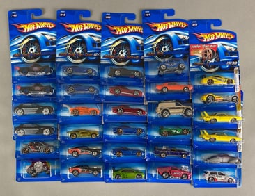Group of 30 Mattel Hot Wheels Die-Cast Cars