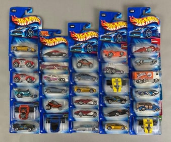 Group of 30 Mattel Hot Wheels Die-Cast Cars