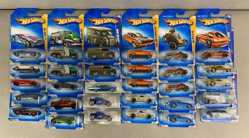 Group of 30 Mattel Hot Wheels Die-Cast Cars