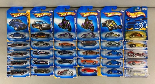 Group of 30 Mattel Hot Wheels Die-Cast Vehicles