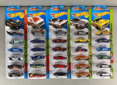 Group of 30 Mattel Hot Wheels Die-Cast Vehicles
