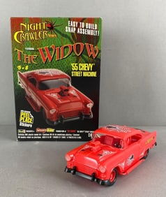 Assembled Revell Night Crawler The Widow 55 Chevy Street Machine Plastic Car