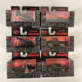 Group of 6 M2 Machine Frozen Black Pearl Die-Cast Vehicles