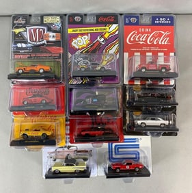 Group of 11 M2 Machine Die-Cast Cars