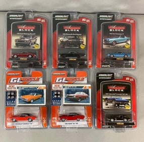 Group of 6 Greenlight Muscle Die-Cast Cars