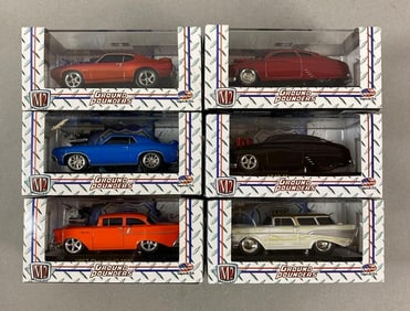 Group of 6 M2 Machines Ground Pounders Die-Cast Cars