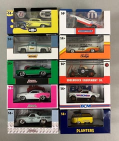 Group of 10 M2 Machines Assorted Die-Cast Vehicles
