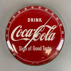 Drink Coca-Cola Advertising Thermometer