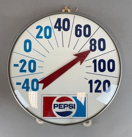 Pepsi Large Number Advertising Thermometer