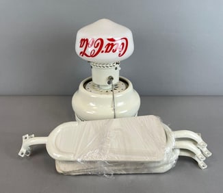 5 Blade Ceiling Fan with Coca-Cola Decal