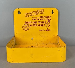 Vintage Mr. Butt Snuffer Metal Smokers Ashtray