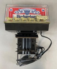 Budweiser Beer Clydesdale Team Light-Up Advertising Register Topper