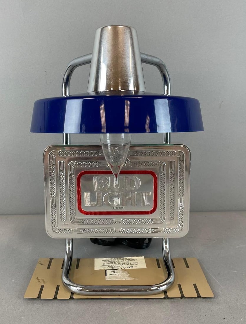 Bud Light Beer Advertising Register Topper Lamp (1 of 3)