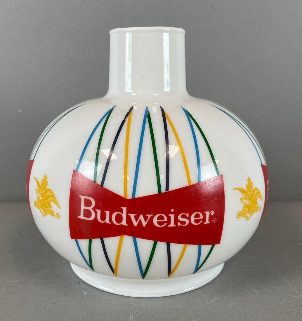 Budweiser Beer Advertising Glass Lamp Shade (1 of 4)
