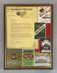 Jack Daniel's Distillery Letter and Reproduction Labels