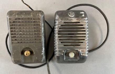 Vintage Drive-In Movie Theater Speakers