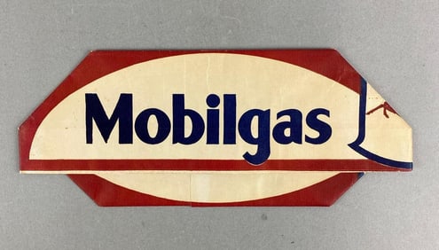 Vintage Mobilgas Pegasus Service Station Attendant Paper Hat