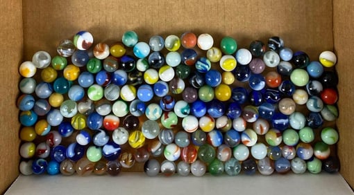 Group of 50+ Assorted Marbles