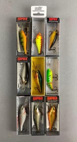 Group of 9 Rapala Lures