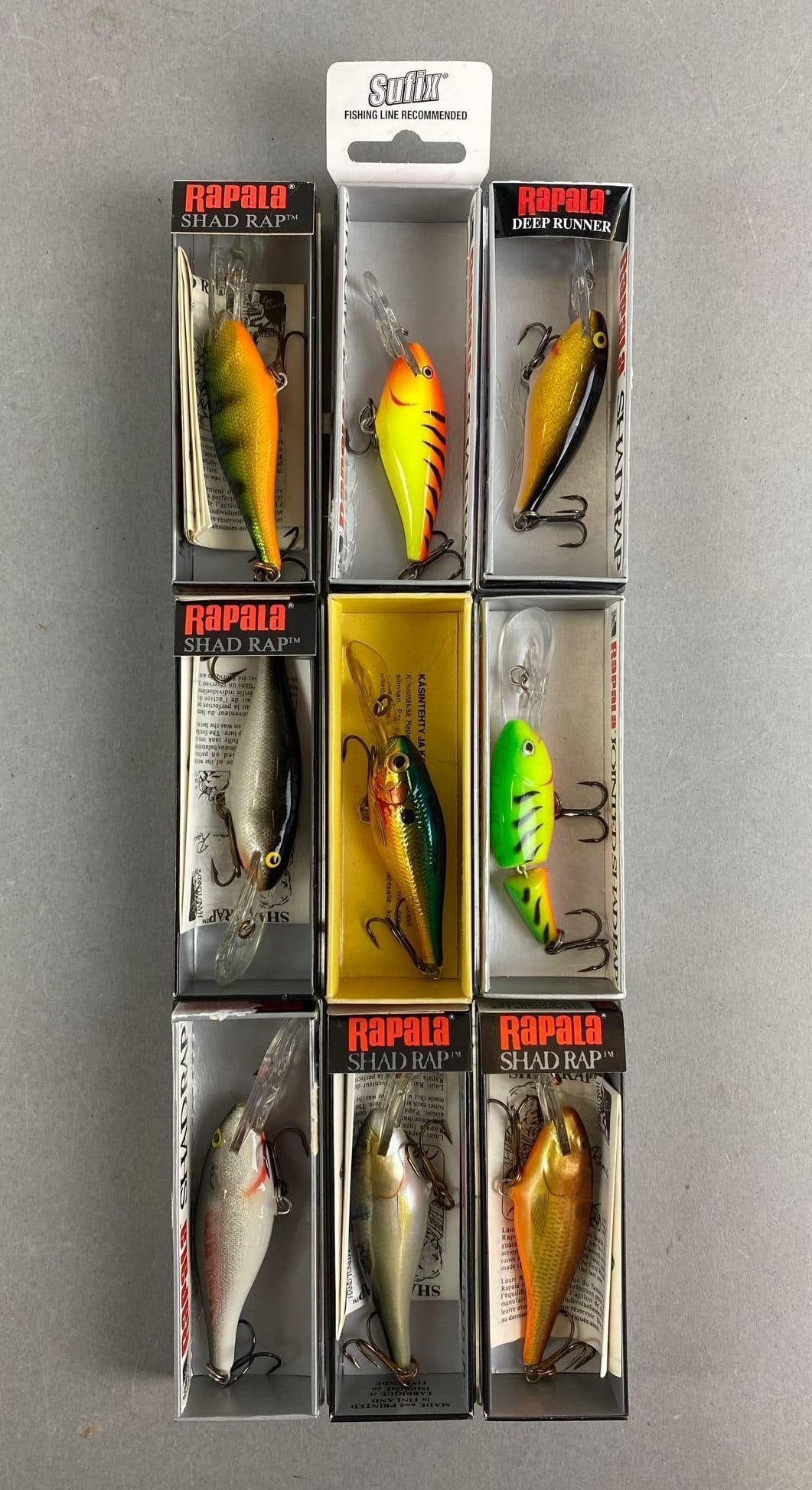 Group of 9 Rapala Lures (1 of 3)