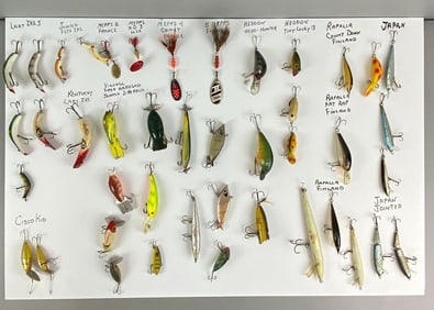 Group of 41 Assorted Vintage Fishing Lures