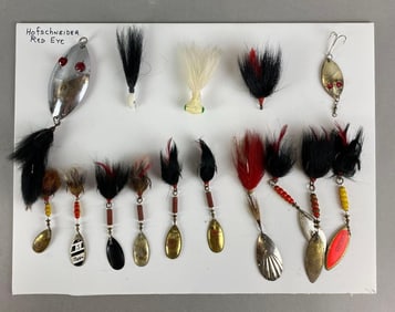 Group of 15 Vintage Spoon Fishing Lures