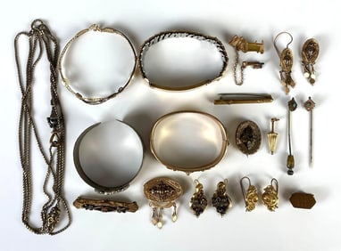 Group of Gold-Filled Jewelry and More