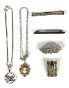 Group of Sterling Silver Jewelry