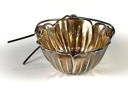 Sterling Silver Flower Tea Strainer