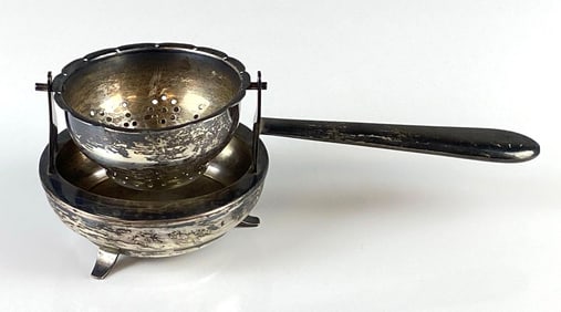 950 Sterling Silver Handled Tea Strainer