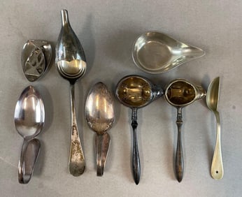 Group of Vintage Child Feeder Spoons