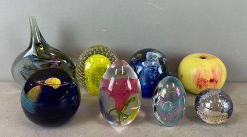 Group of Glass Paperweights