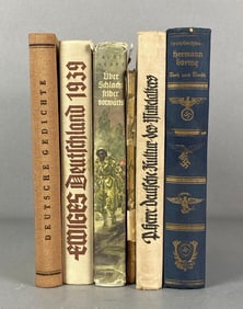 Group of 6 Vintage German Books