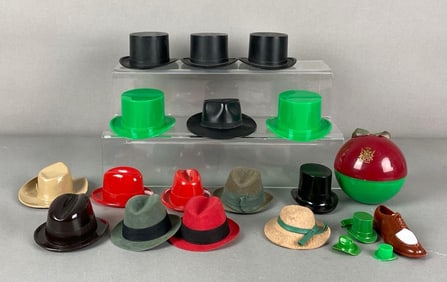 Group of Salesmen Sample Miniature Hats and More