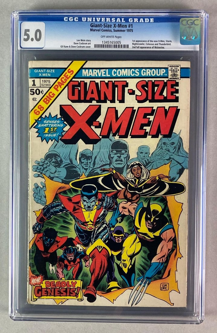 CGC Graded Marvel Comics Giant-Size X-Men No. 1 (1 of 7)