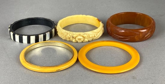 Group of 5 Bangle Bracelets