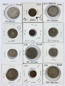 Group of 12 Foreign Coins