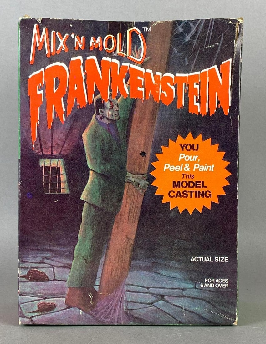 Vintage Mix N Mold Frankenstein Model Casting Kit (1 of 5)
