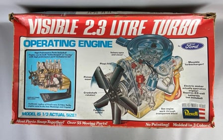 Revell Ford Visible 2.3 Litre Turbo Operating Engine