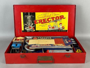 A.C. Gilbert No. 7 1/2 Engineers Set Sensational New Erector Set