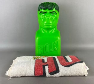 Original Superhero Collectors Edition Incredible Hulk Coin Bank