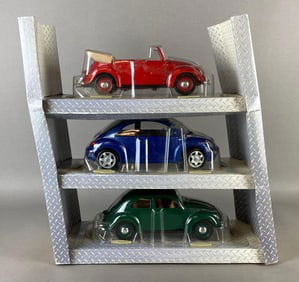 2002 Maisto Die-Cast Volkswagen Beetle Vehicle Set